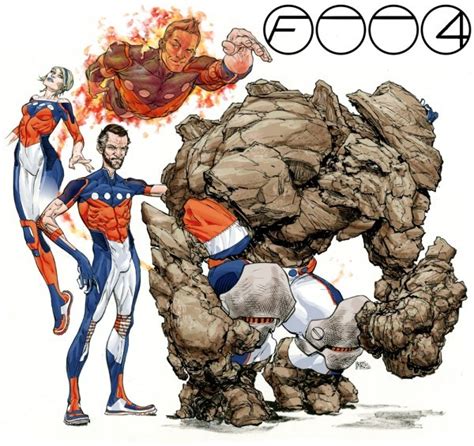 Fantastic Four Concept Art By Ransom Getty Captain Cola Cube