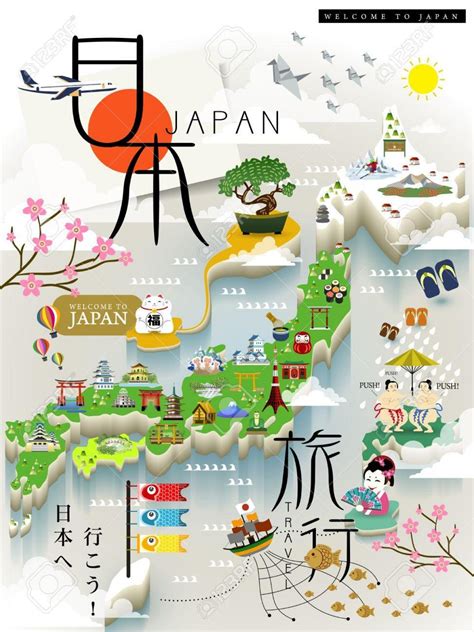 Tourist Map Of Japan Tourist Attractions And Monuments Of Japan