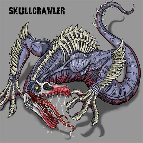 Skull Crawler Coloring Pages David Santangelos Coloring