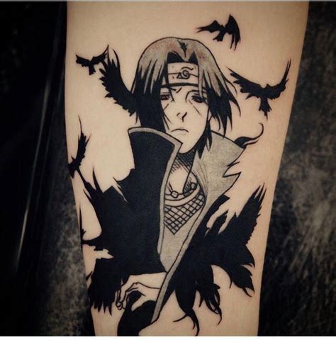 Amazing Naruto Tattoo Itachi Anime Tattoo Anime Art