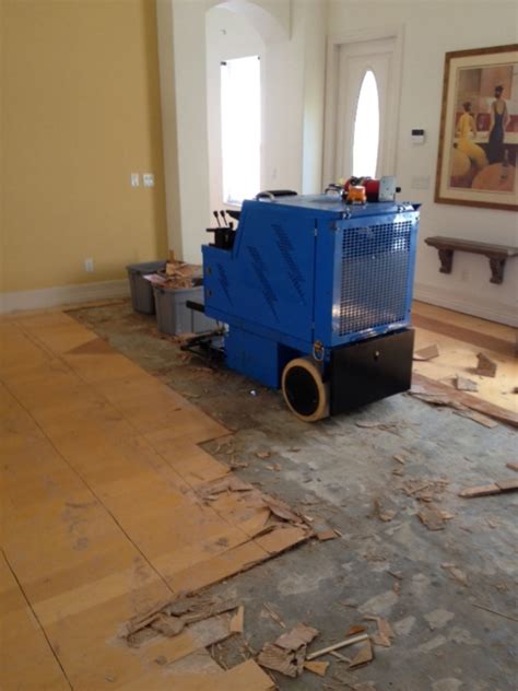 Simply place it at a 45 degree angle to the substrate and chisel away. How To Remove Wood Floor Glue From Concrete Slab - Carpet ...