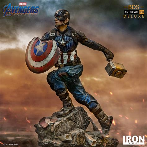 Marvel Avengers Endgame Captain America Deluxe Bds Art Scale 110