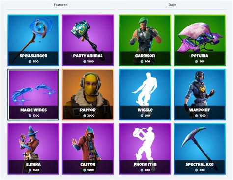 Fortnite Item Shop Featured And Daily Items Today Fortnite Insider