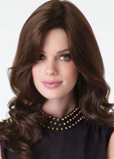 Wigsbuy Women S Long Wavy Middle Part Hairstyles Natural Looking Synthetic Hair Capless Wigs