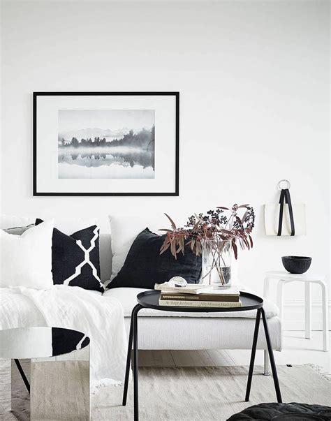 Stylish Black And White Home Coco Lapine Design Minimalist Living