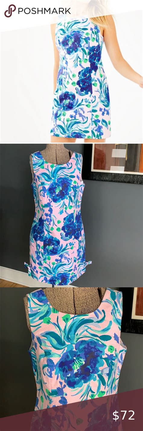 Lilly Pulitzer Floral Mila Stretch Shift Dress 4