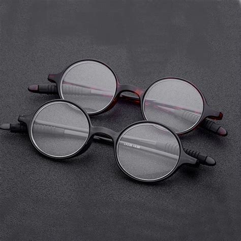 mincl fashion italy design tr90 retro round frames reading glasses men women retro style optical