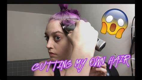 Cutting My Own Hair Youtube