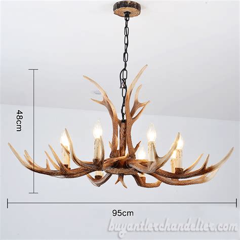 Decorating with antlers has become all the rage in recent years. New Deer Antler Chandelier Rustic Home Decor Lighting ...
