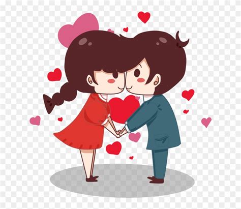 Download Couple Valentines Day Cartoon Clipart 3643804 Pinclipart