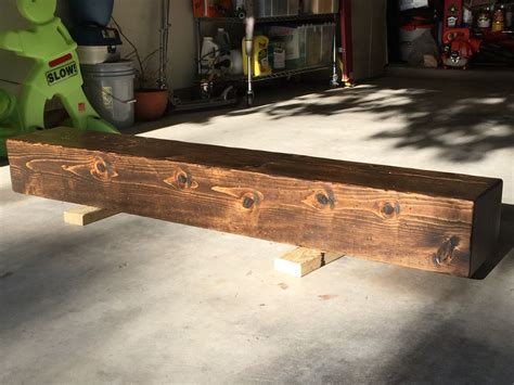Diy Wood Beam Mantel How To Build A Box Beam Mantel Ekena Millwork