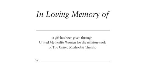 So… you have removed the table of contents, but the chapters of the book still remain. Gift in Memory Cards | WNCC United Methodist Women