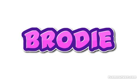 Brodie Logo Free Name Design Tool From Flaming Text