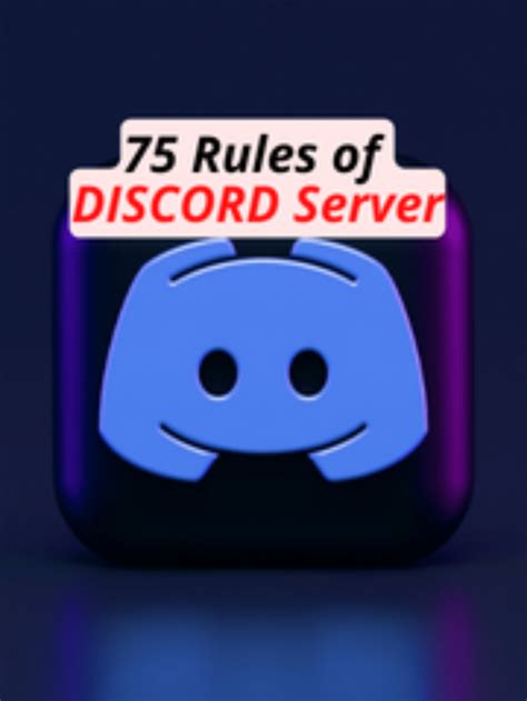 75 Most Important Discord Server Rules