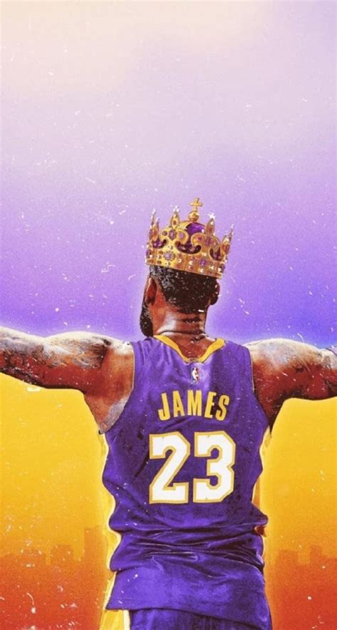 Lebron James Lakers Crown Poster Or Canvas Etsy Lebron James Lakers
