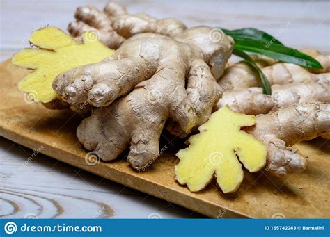 Fresh Gember Roots Used For Cooking And Medicine Stock Image Image Of
