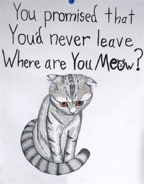 Sad Cat Drawing I Drew This Thinking About Stray Cats And How They Just Need Love And A Forever Home