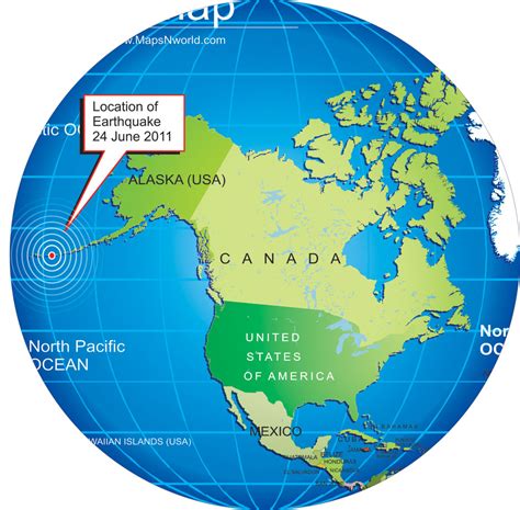 The fault responsible was the aleutian megathrust, a reverse fault caused by a compressional force. Alaska Earthquake map Location