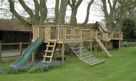 Outdoor Play With Wooden Climbing Frames Backyard Playground Diy