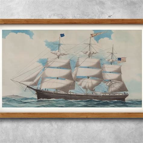 Oil Paintings Uss Constitution Etsy