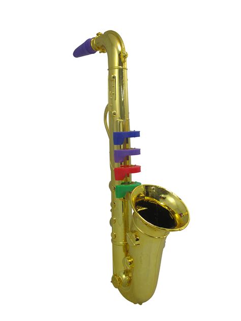Childrens Musical Toy Saxophone Real Sound 4 Keys Easy Learning Gold