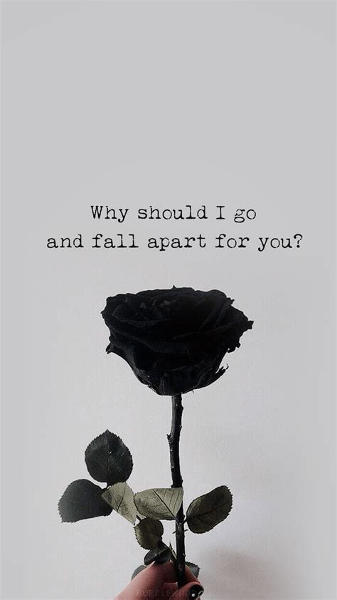 Aesthetic Black Rose Wallpaper With Quotes Red Roses Wallpaper