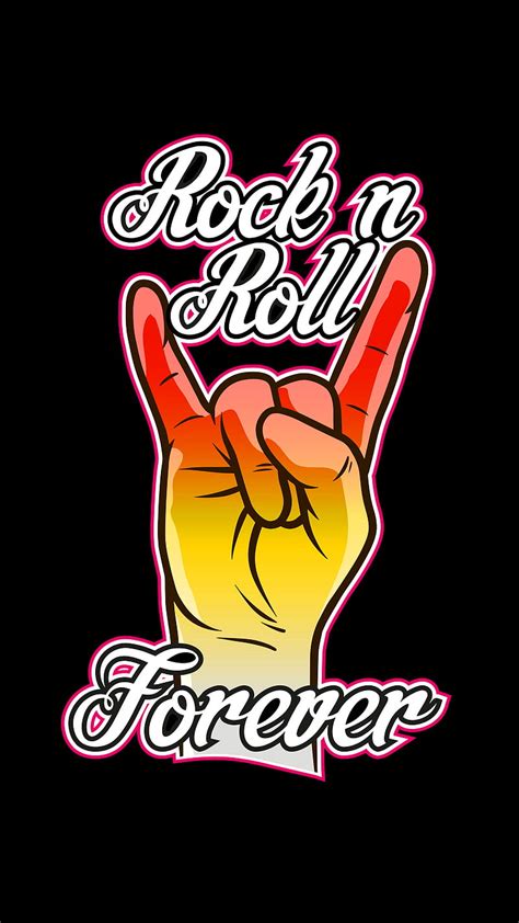 Rock And Roll Sign Wallpaper