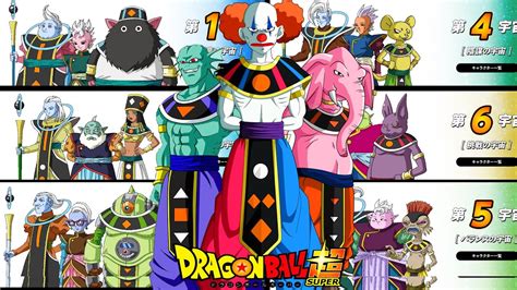 Dragon ball super premiered in japan in july 2015 on fuji tv and other channels, and ended on march 25. Dragon Ball Super Universe Rankings! All Angels Names ...