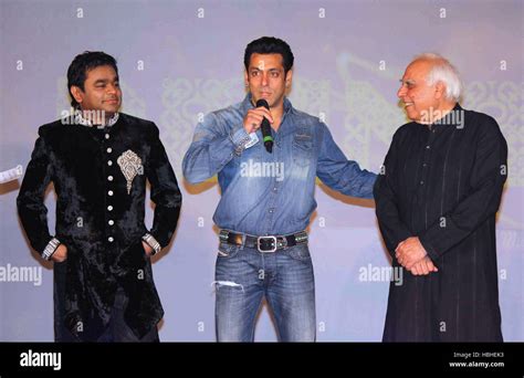 Bollywood Actor Salman Khan Bollywood A R Rahman Kapil Sibal During Launch Music Album Raunaq A