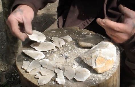Make Simple Tools From Flint The 21 Old World Survival Skills You