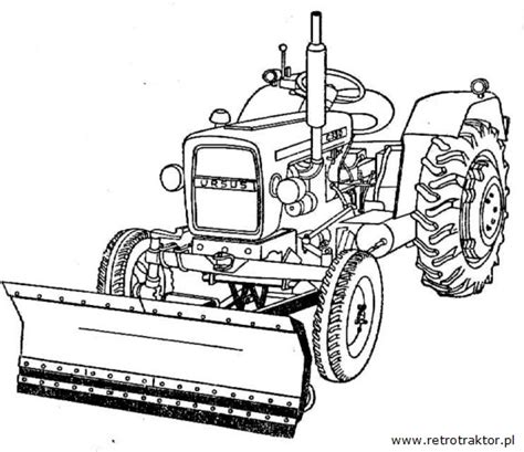 Kolorowanki Traktor Zetor Happy Farmer Driving Tractor Coloring Page