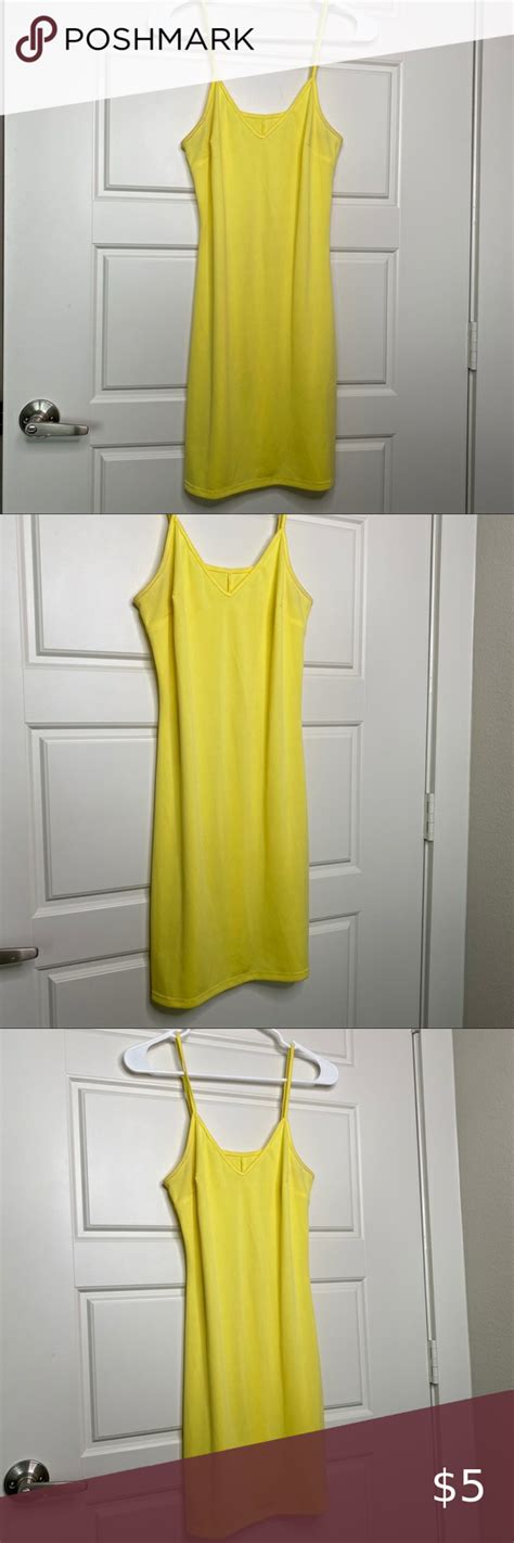 Shein Yellow Gold Slip Dress Small In 2021 Gold Slip Dress Slip Dress Dress Size Chart Women