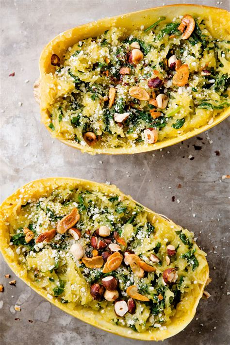 Dinner Was Delicious — Garlicky Brown Butter Spaghetti Squash With