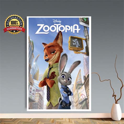 Zootopia Movie Poster Cf762