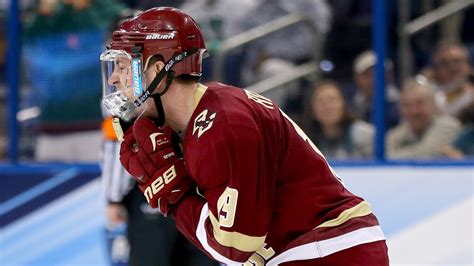 Colin White Scratched Joe Woll In Net For Boston College Hockey Vs