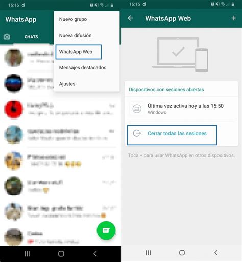 ¿cómo Cerrar Sesión En Whatsapp Ayudaley Datos
