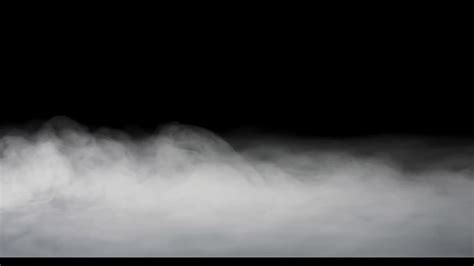 Heavy Fog Over Black Background Stock Video Motion Array