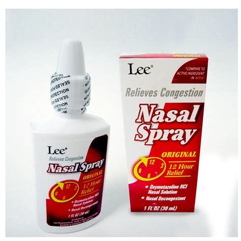 Decongestant Nasal Spray 12 Hour Oxymetazoline Allergy Sinus Strength