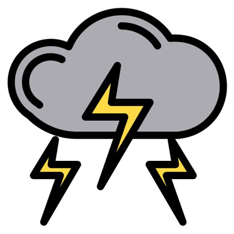 Thunder Free Weather Icons