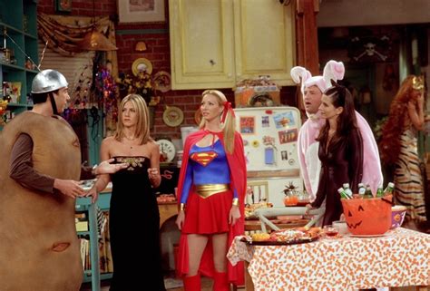 The One With The Halloween Party Friends Central Fandom Powered By