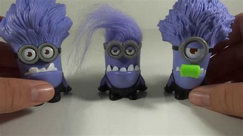 Mcdonalds Despicable Me 2 Evil Purple Minion Chomper Toy Review Youtube