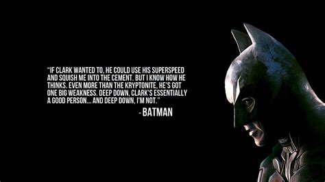 Lots of times people just let themselves get lost, dropping into a wide open, huge abyss. Image of a pensive Batman with a quotation overlaid | Batman quotes, Batman, Batman v