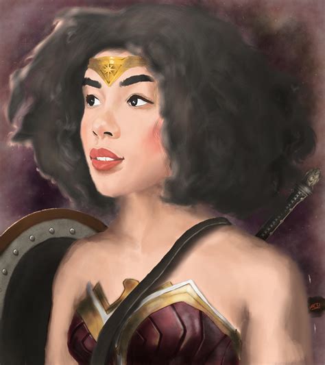 Black Wonder Woman By Angelouup On Deviantart