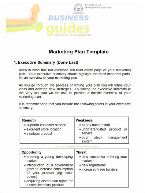 marketing proposal template word fresh  sample marketing plan