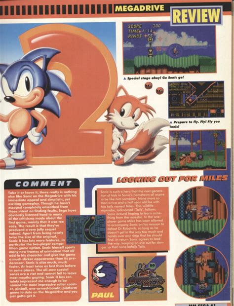 Sonic The Hedgehog 2 Sega Genesis Herocrycry