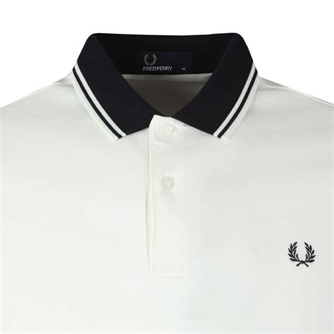 Fred Perry Contrast Rib Pique Polo Shirt Oxygen Clothing