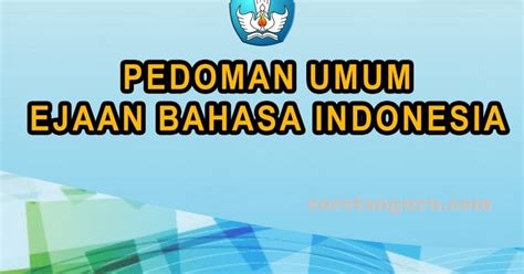 Contoh imperative sentence beserta artinya. Download Buku Pedoman Umum Ejaan Bahasa Indonesia Terbaru ...