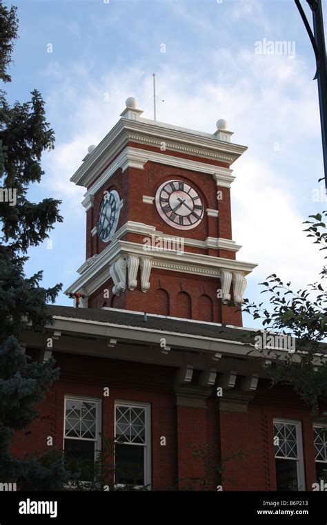 The Bryan Hall Clock Tower On The Campus Of Washington State University