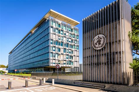 The World Health Organization Headquarters In Geneva Switzerland Stock