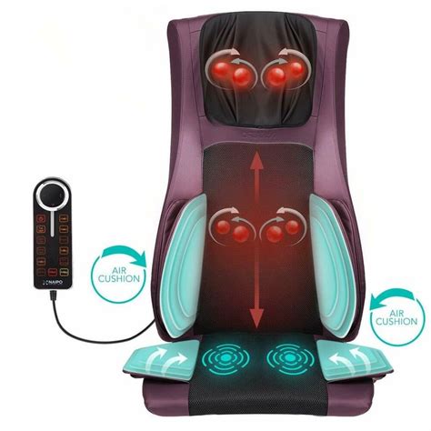 Back Massager Massage Chair Full Body Deep Tissue Massage Seat Cushion Pad Deep Tissue Massage